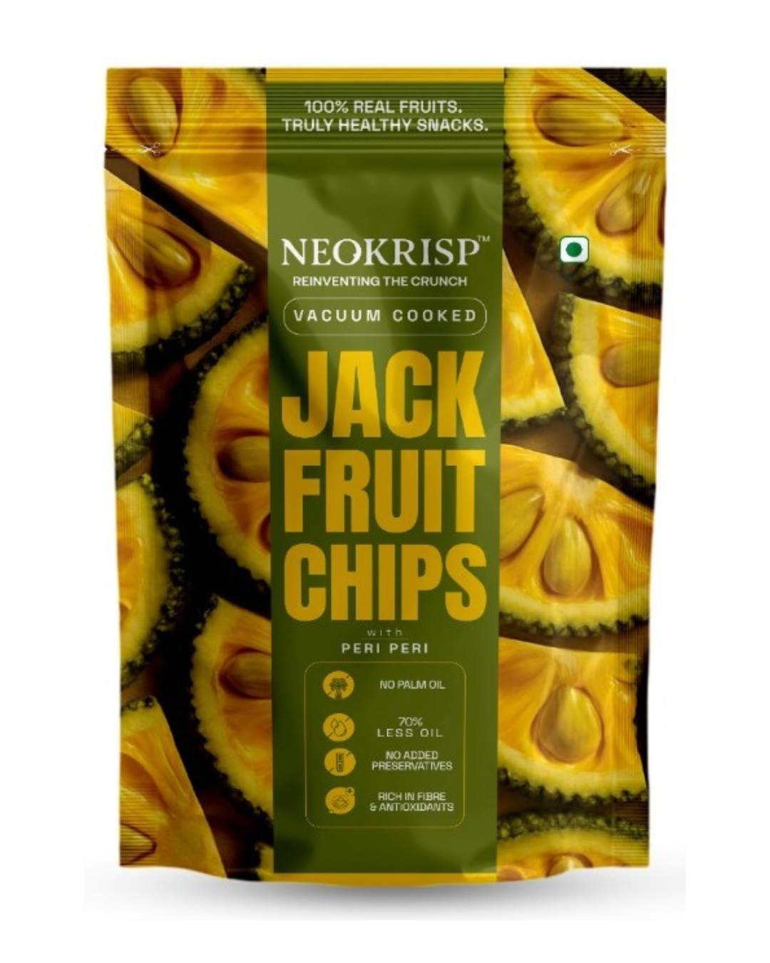 枝・実・果実 Chipisuki Vacuum Cooked Jackfruit Chips | Healthy Low Oil Snack – Neokrisp